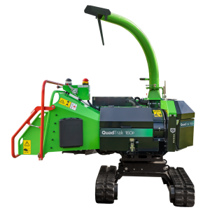GreenMech QuadChip 160P woodchipper cut out on white background